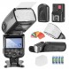 Neewer® MK910 Blitzgerät (I-TTL * High Speed Sync * 1/8000s HSS LCD Display Speedlite Master/Slave Flash Kit für Nikon D3s D60 D70 D70S D80 D80s D200 D200s D300 D300S D700 D3000 D3100 D5000 D5100 D7000 und alle anderen Nikon DSLR-Kameras, beinhaltet: (1)-08